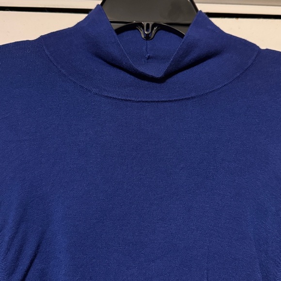 Express Royal Blue Long Sleeve Dress - Picture 3 of 4